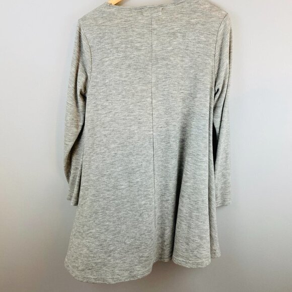 Umgee Layered Tunic Sweater Oversized Gray M - Picture 5 of 5